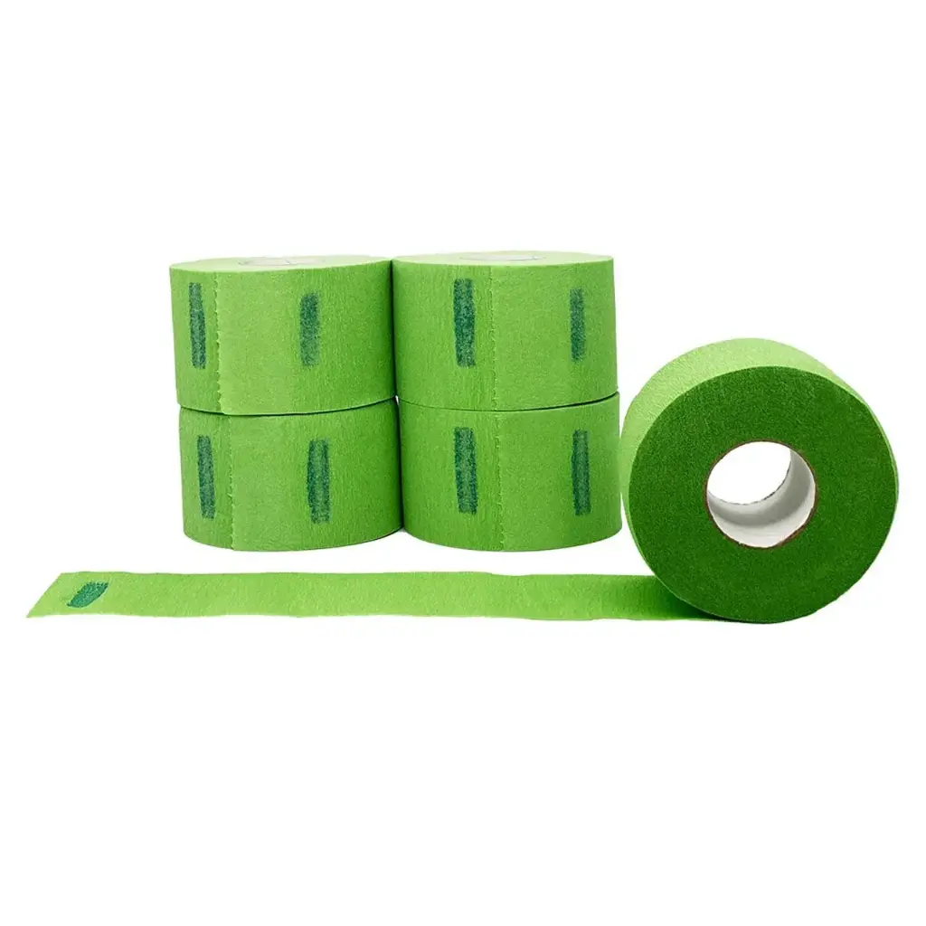 Papel de Cuello Verde Barber