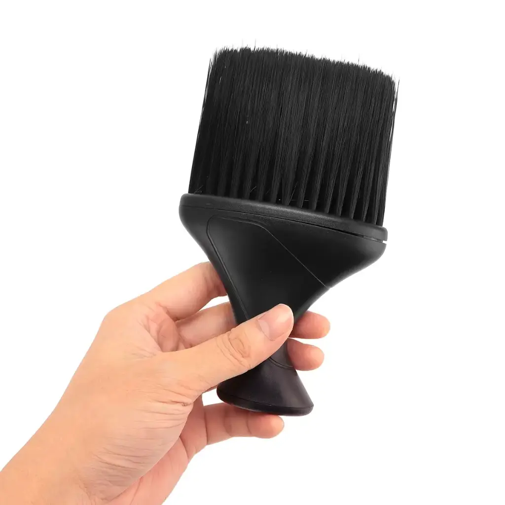 Brocha Talquera Negra de Madera