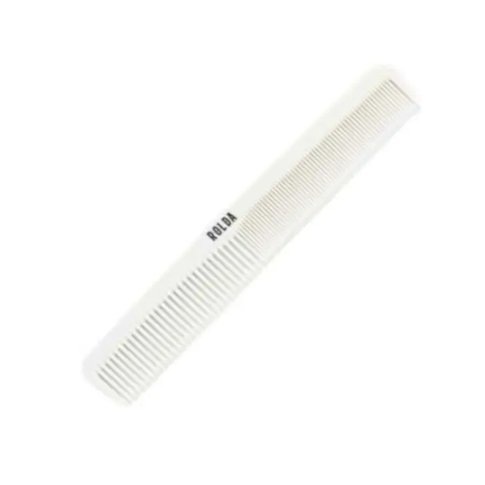Peine Rolda Barber Comb 7" Blanco