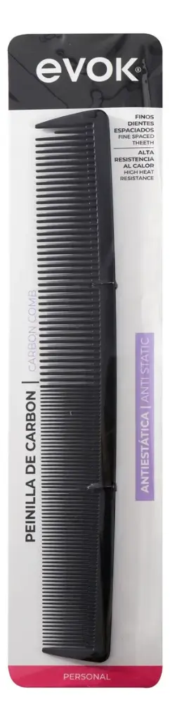 Peine de Carbón Antiestática Evok 