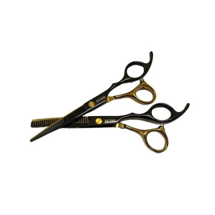 Set de Tijeras Katana Black Gold 6" BDG-04