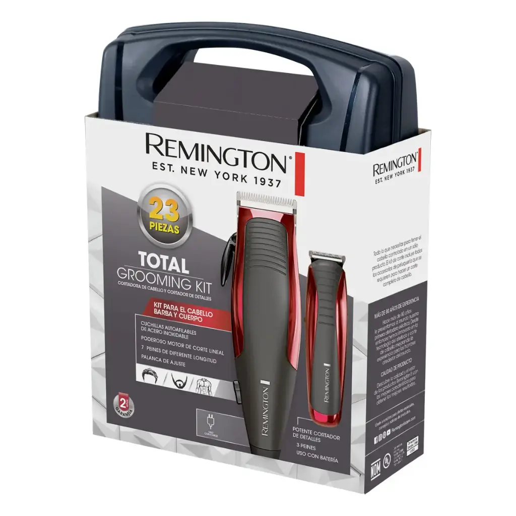 Combo Remington Talladora y Cortadora para Hombre RG040A + MB06A