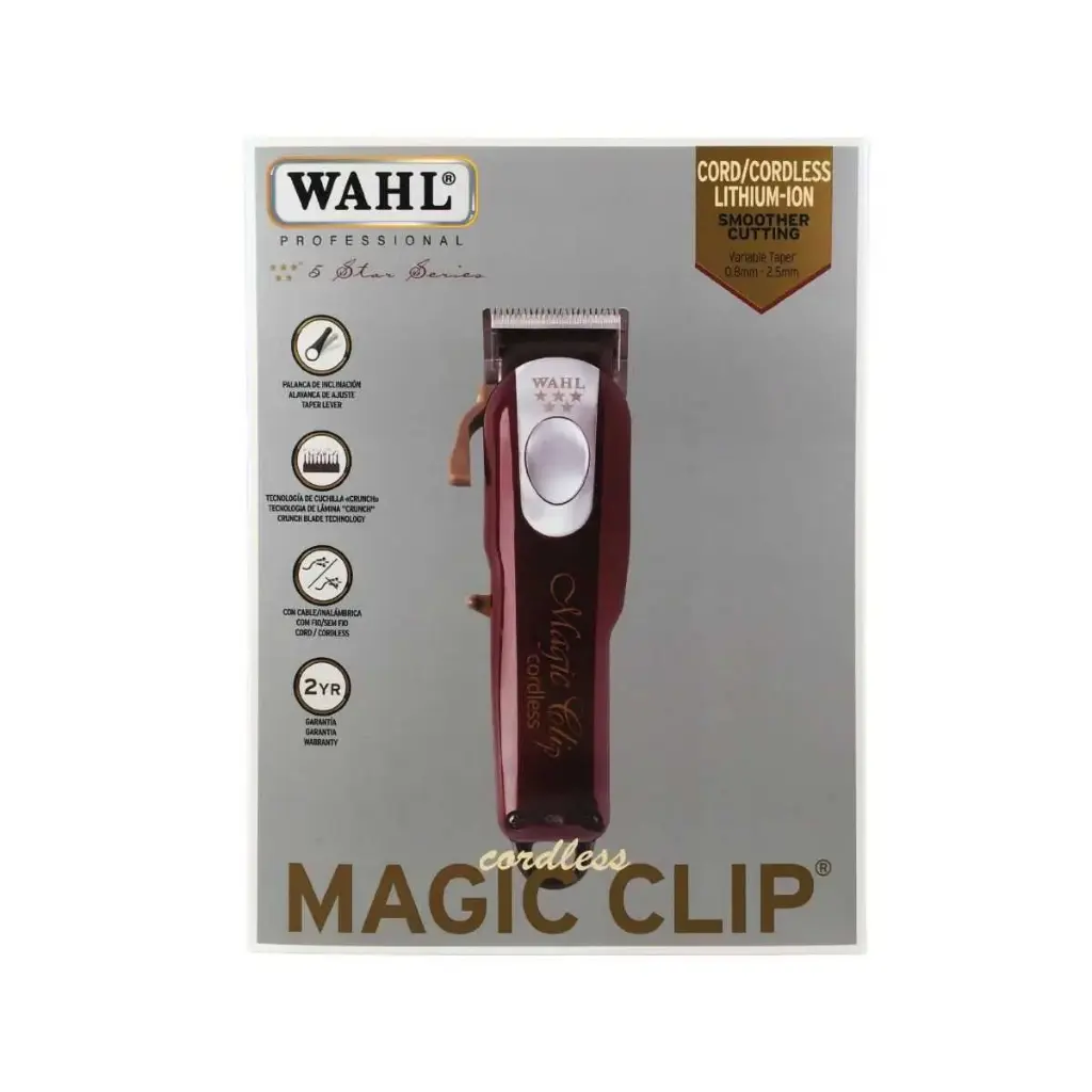 Cortadora de Pelo Wahl Magic Clip Inálambrica Roja 08148-308