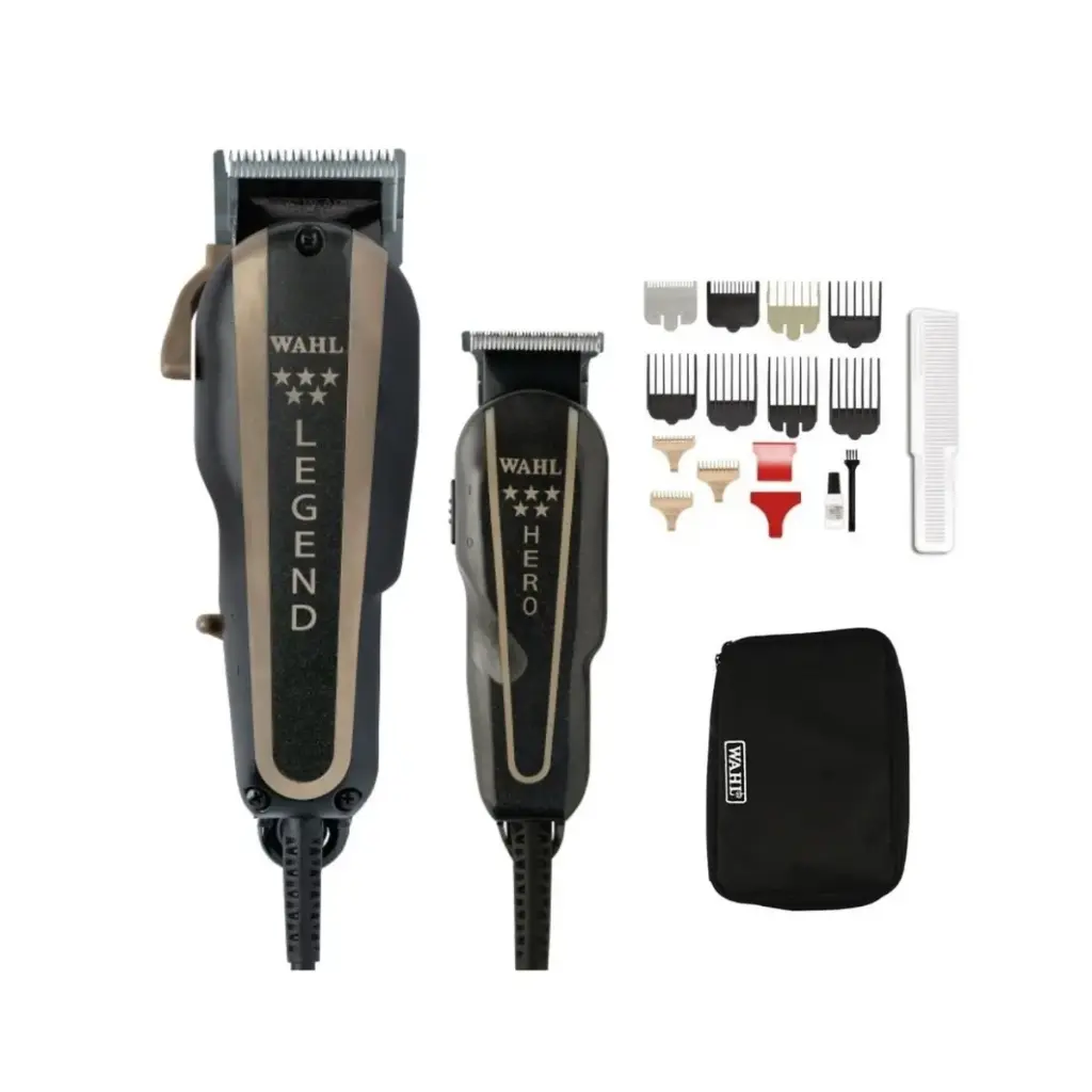 Combo de Cortadora y Talladora Wahl Barber con Cable con estuche 191340-5603