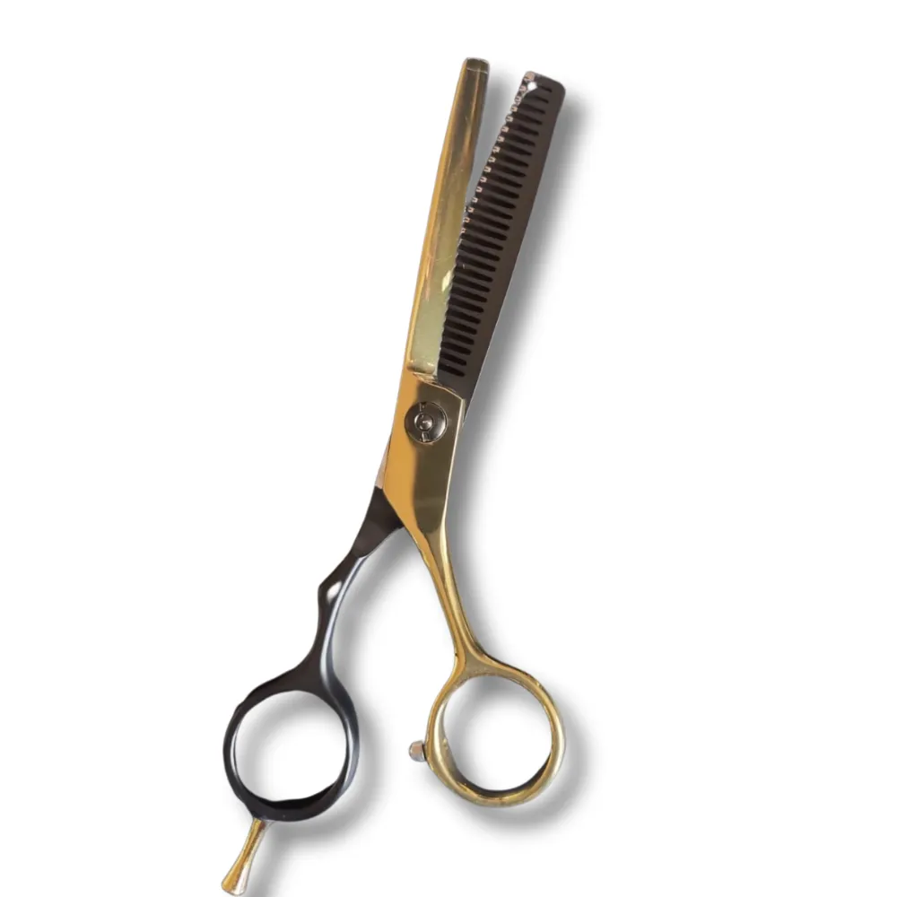 [EV-HS-401T] Tijera Degrafiladora 5.5" Negro/Dorado evok EV-HS-401T