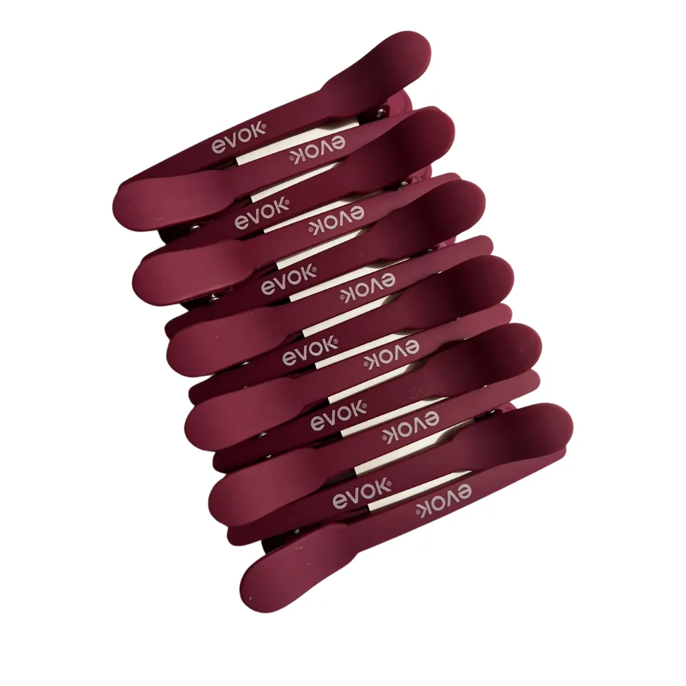 Pinzas Para Cabello Evok Color corinto YFRD206