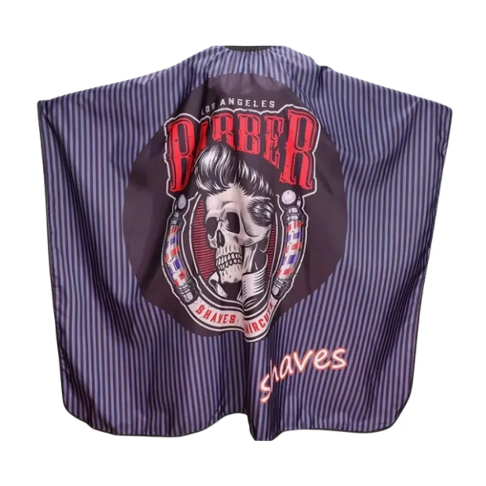 [510] Capa De Adulto Diseño De Calavera Lineas Azules 510