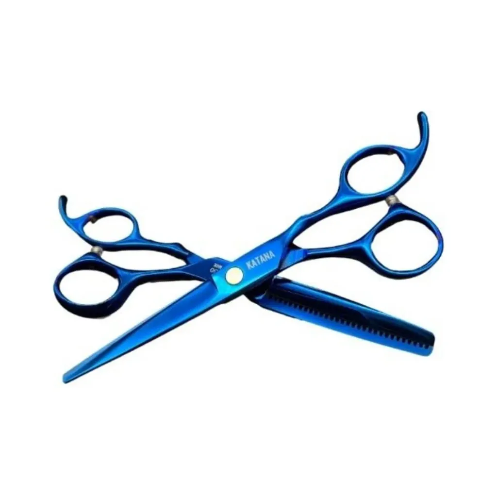 Set de Tijeras Katana Blue Clasic  6" GLS-BL