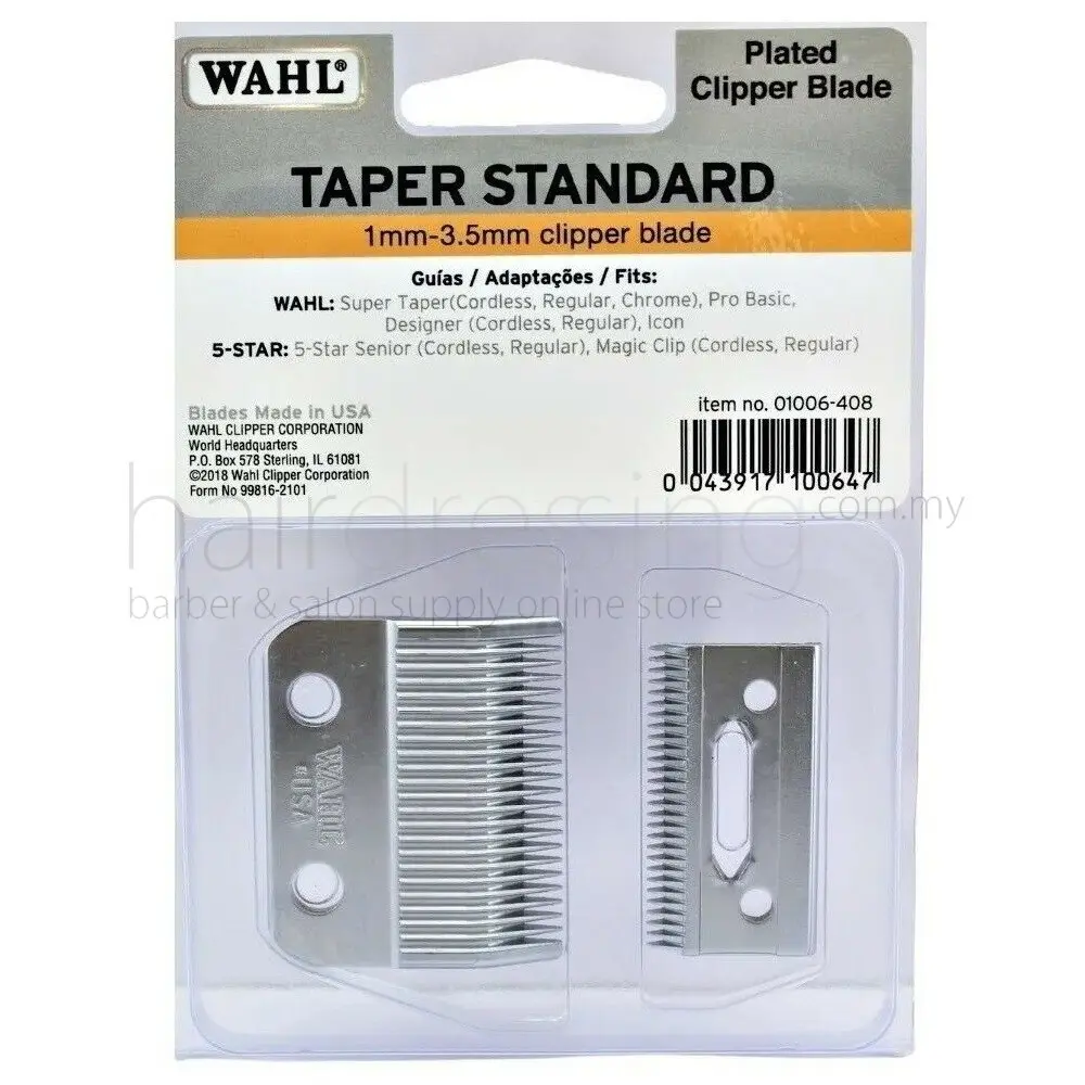 Cuchillas para Cortadora Wahl Taper Standard 1006