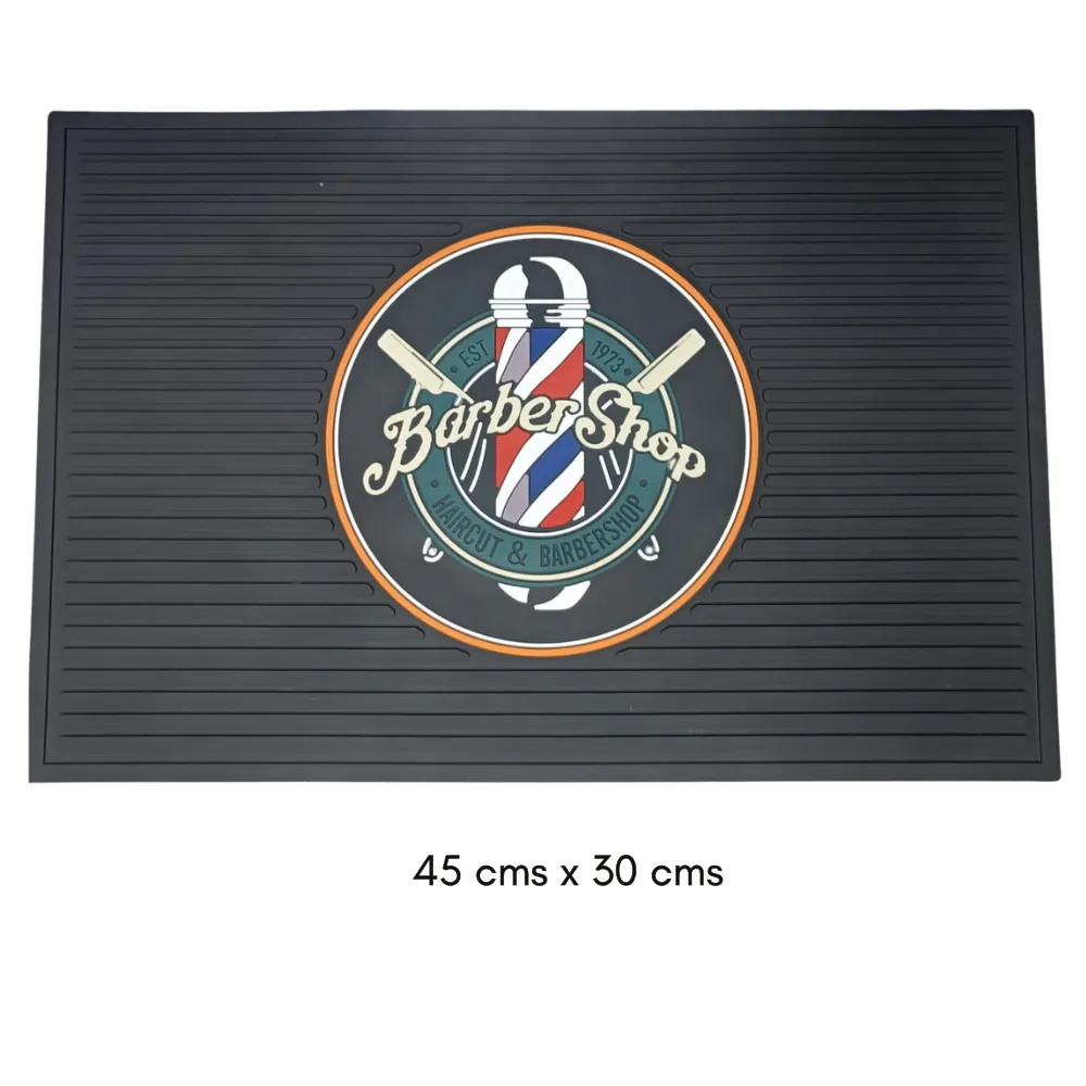 Tapete Barber Shop Diseño Poste de Barberia