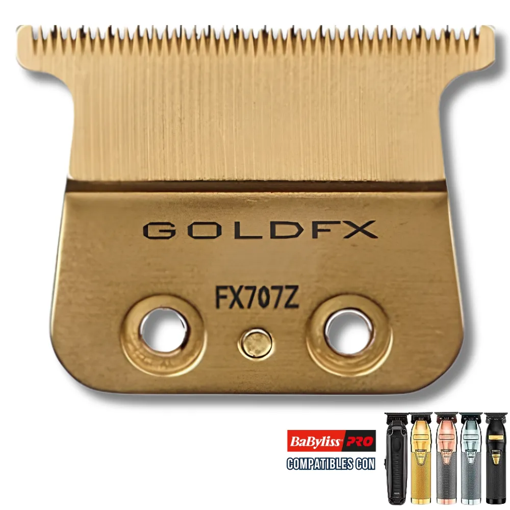 Cuchillas para Talladora Babyliss Pro Standard Tooth T-Blade Gold FX707Z