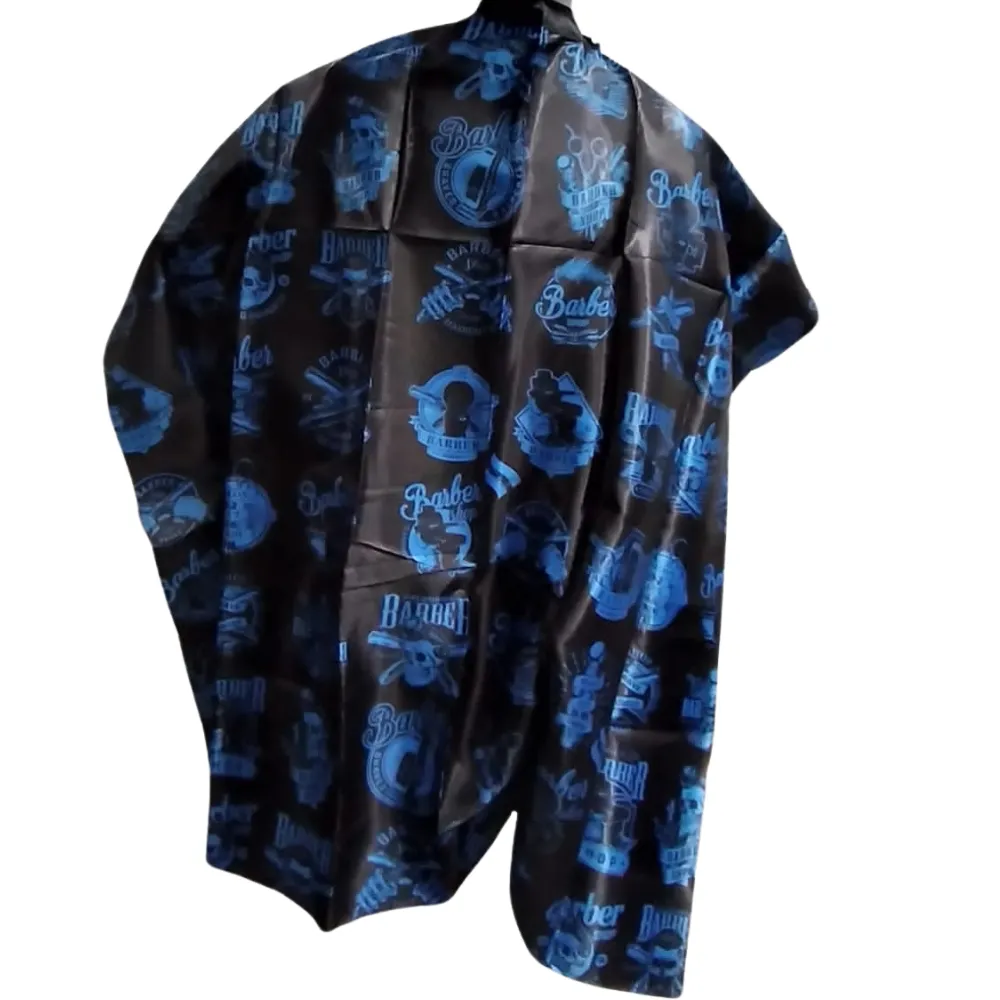 Capa De Adulto Diseño Negra Con azul Calavera