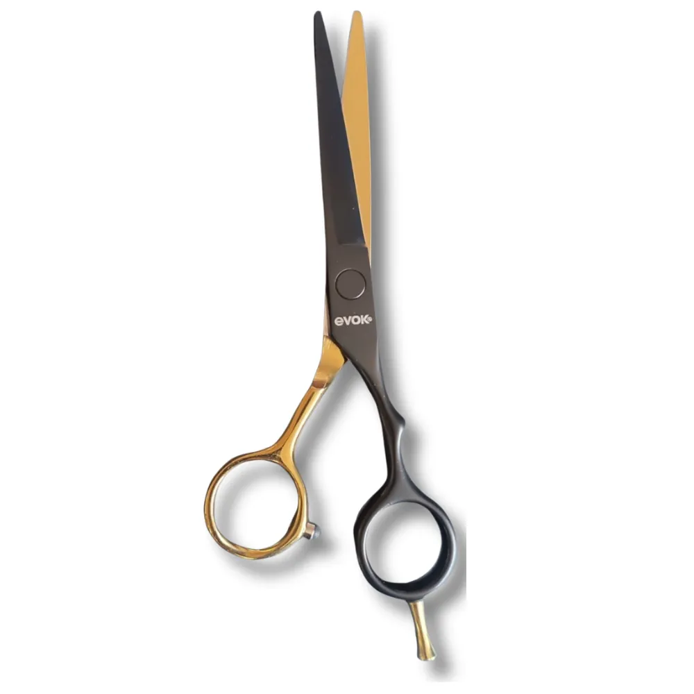 Tijera Cortadora 5.5" Negro/Dorado EV-HS-401